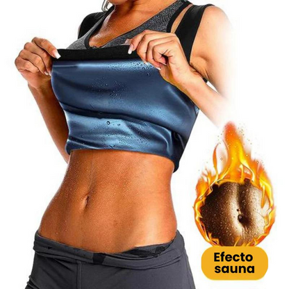 Camiseta Efecto Sauna para Adelgazar | Talla L/XL, Quema Grasa y Moldea Tu Cuerpo